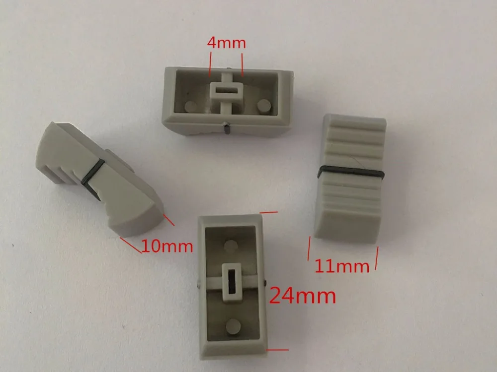 10 шт. серый смеситель затемнения стол прямой скольжения потенциометра Ручка