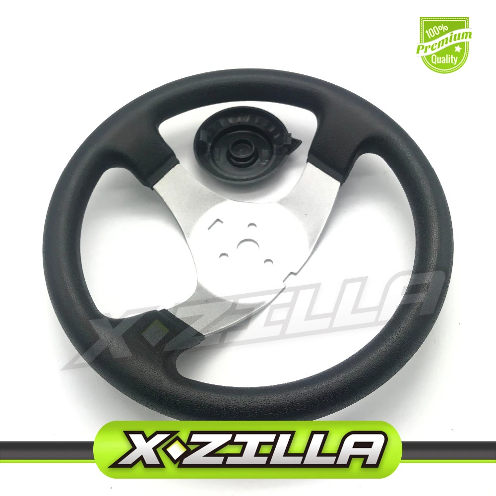 

300mm Go Kart Buggy Quad Left Steering Wheel For Hammerhead Kandi JCL Parts 150CC 250CC