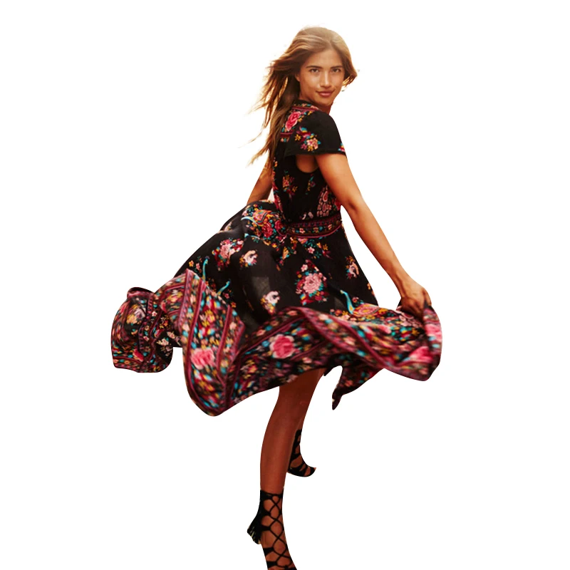 Soheer Новое поступление Для женщин элегантный пляж Богемия летнее платье женские