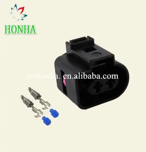 Free shipping 2 pcs automotive wiring harness connector 1J0973722 electrical plug 1J0 973 722 | Автомобили и мотоциклы