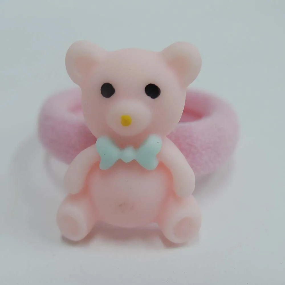 Модная Детская повязка на голову 12 шт./лот в форме медведя и единорога для волос