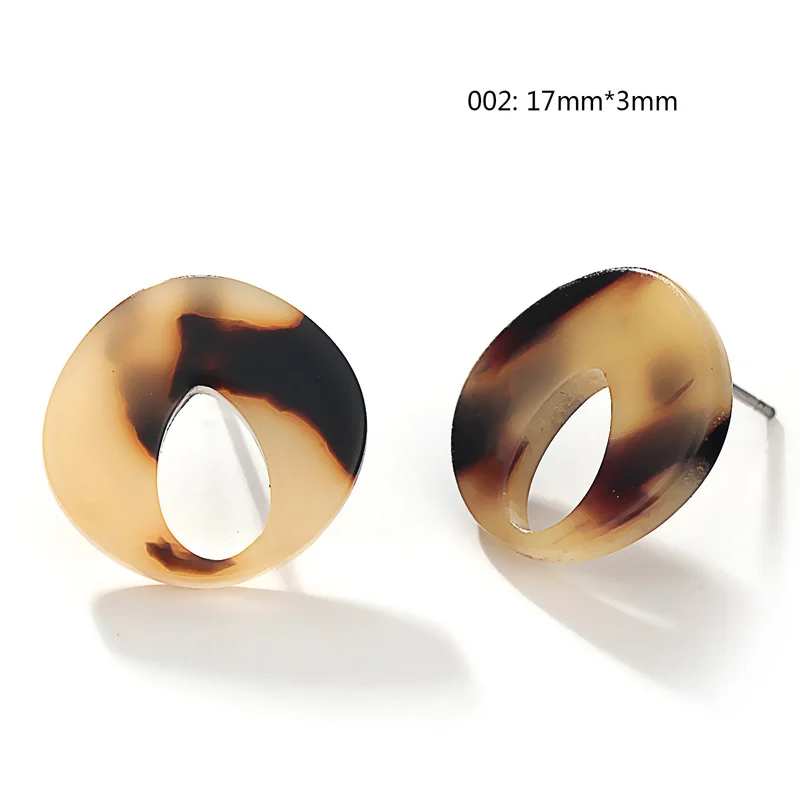 Богемные модные серьги с леопардовым принтом Черепаховые Серьги Геометрические