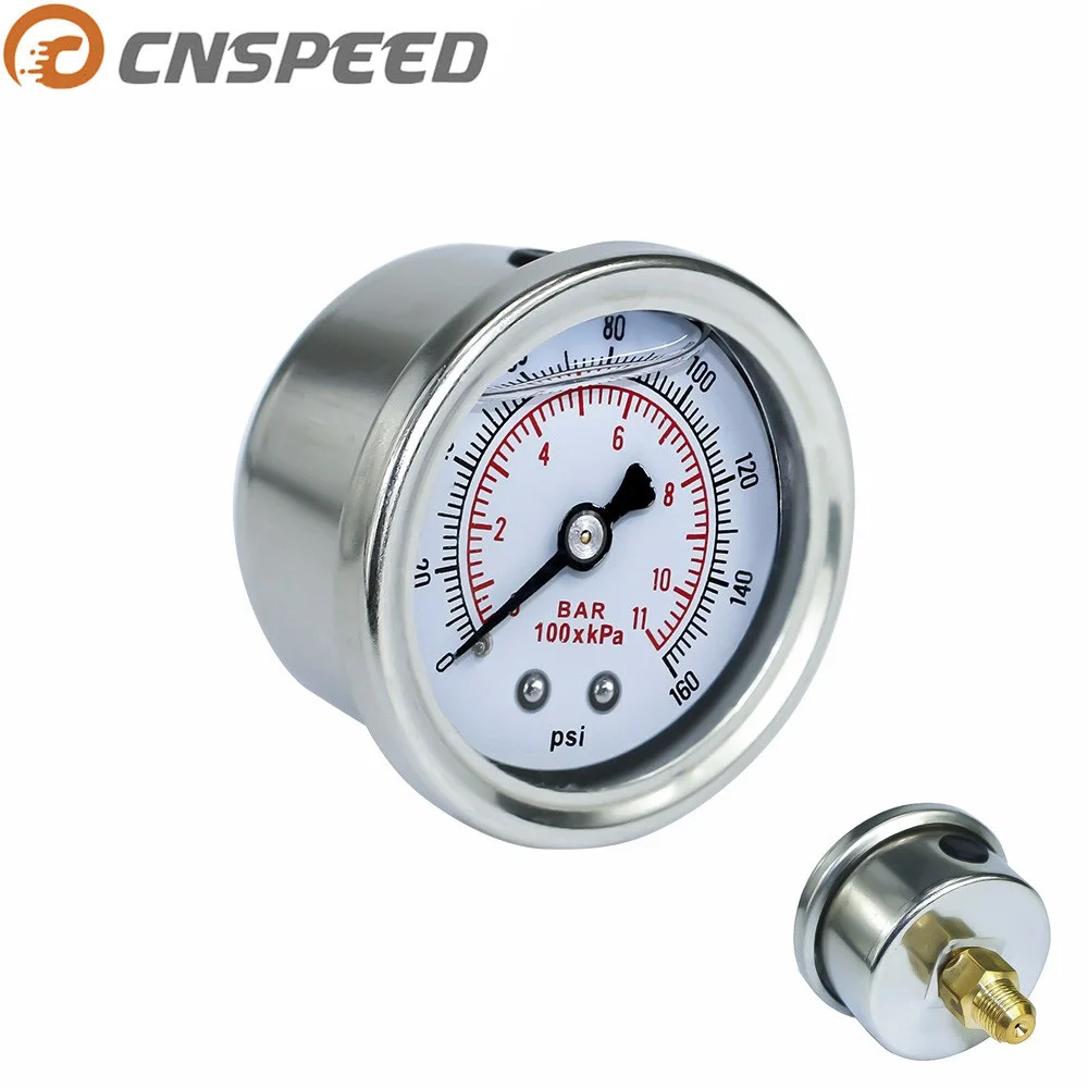 CNSPEED 0-160 фунтов на квадратный дюйм топлива Давление датчик жидкого масла Пресс датчик уровня топлива подходит с 1/8 NPT масляный бак для Honda YC100917