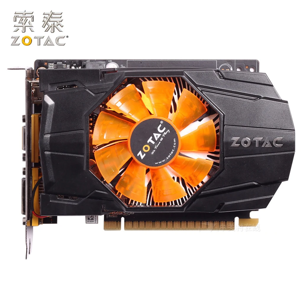 Оригинальные графические карты ZOTAC GeForce GTX 650 1GD5 Интернет PA для NVIDIA GTX600 GTX650 1 ГБ 128