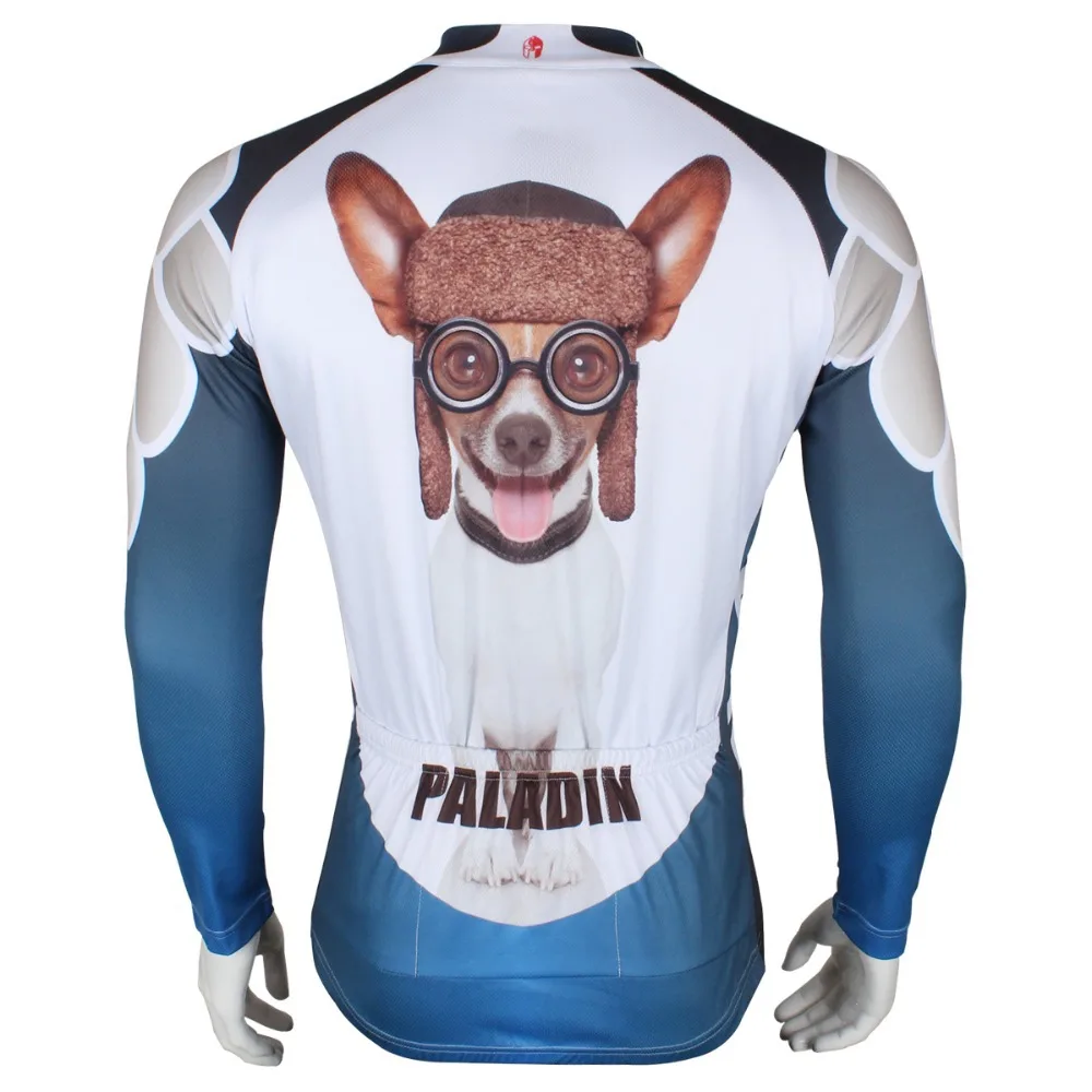PALADIN &quot 3D Puppy Mens Long Sleeve Cycling Jersey Bike Shirt Clothing | Спорт и развлечения