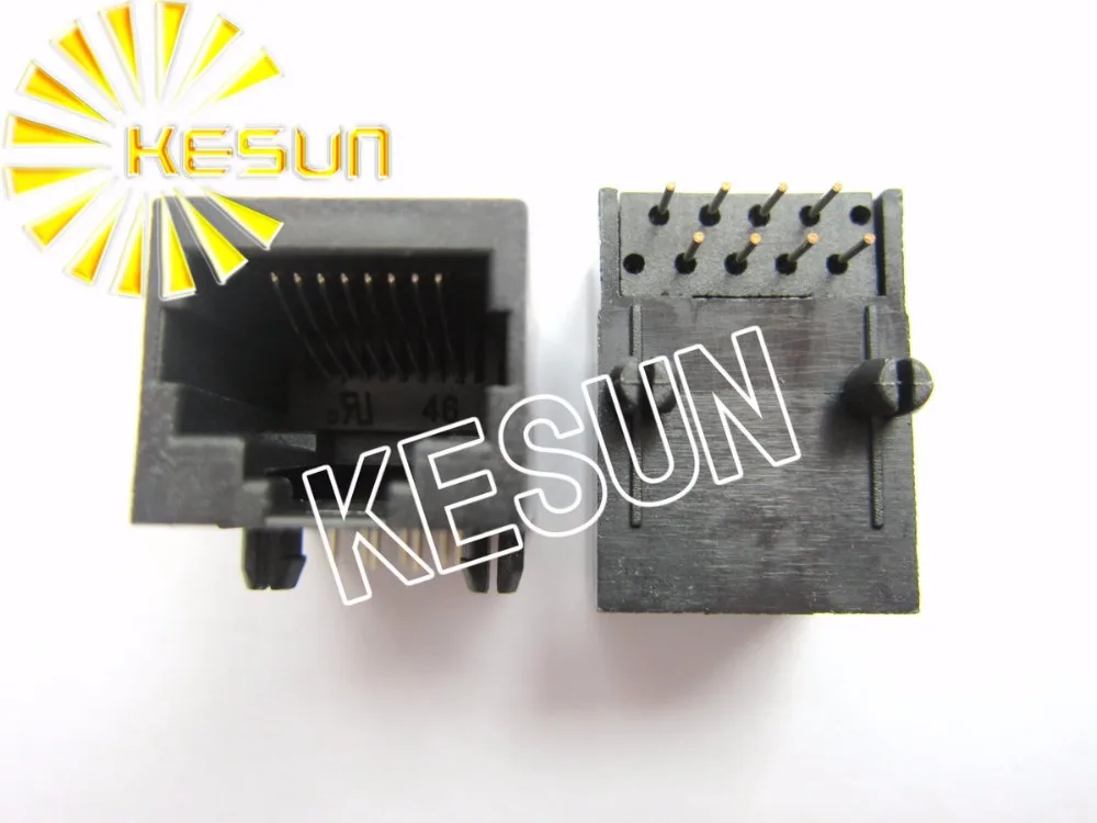 100PCS x 59-8P8C 20.5mm RJ45 PCB Right Angle Modular Female Network Socket LAN Connector | Обустройство дома