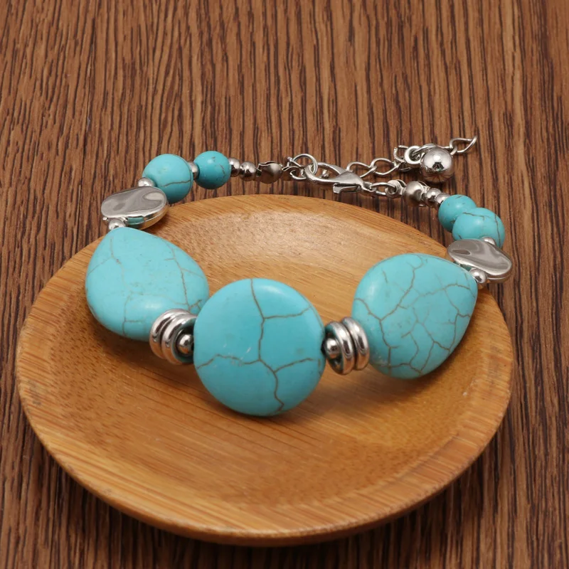 Tenande милый круглый водный в форме капель натуральный камень Бусины два маленьких