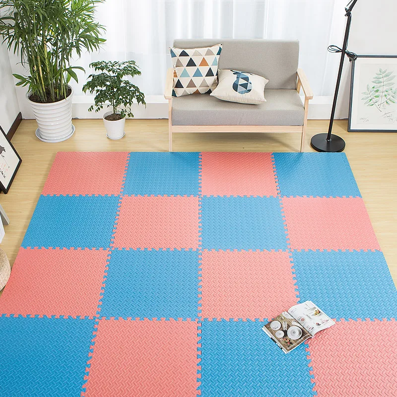 

Large size 60*60 children crawling mat ,leaves grain thickness in 2.0cm puzzle
