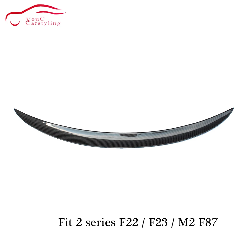 Стильный задний спойлер M performance из углеродного волокна для багажника BMW 2 серии F22