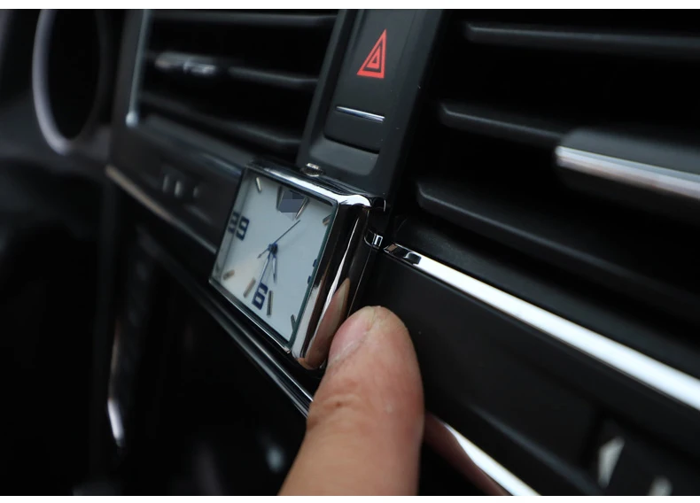 Для Tiguan второго поколения- Электронный метр Автомобильные часы авто украшение интерьера автомобилей Часы Автомобиль Стайлинг