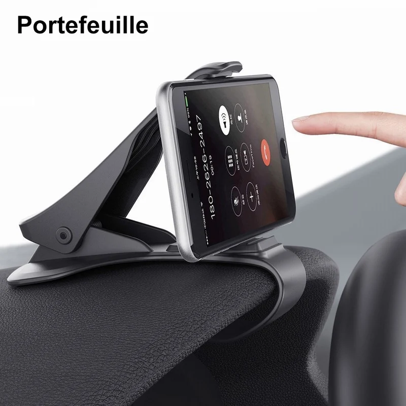 Portefeuille Автомобильный держатель для телефона приборная панель Держатель