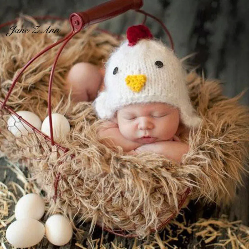 

Джейн Z Ann новорожденный/3-4 месяца, детская одежда для фотосъемки, костюм для фотостудии с курицей ручной работы, реквизит для фотосъемки с им...