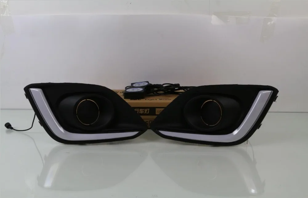 Автомобильные мигающие дневные ходовые огни для Suzuki Swift 2014 2015 2016 с отверстием