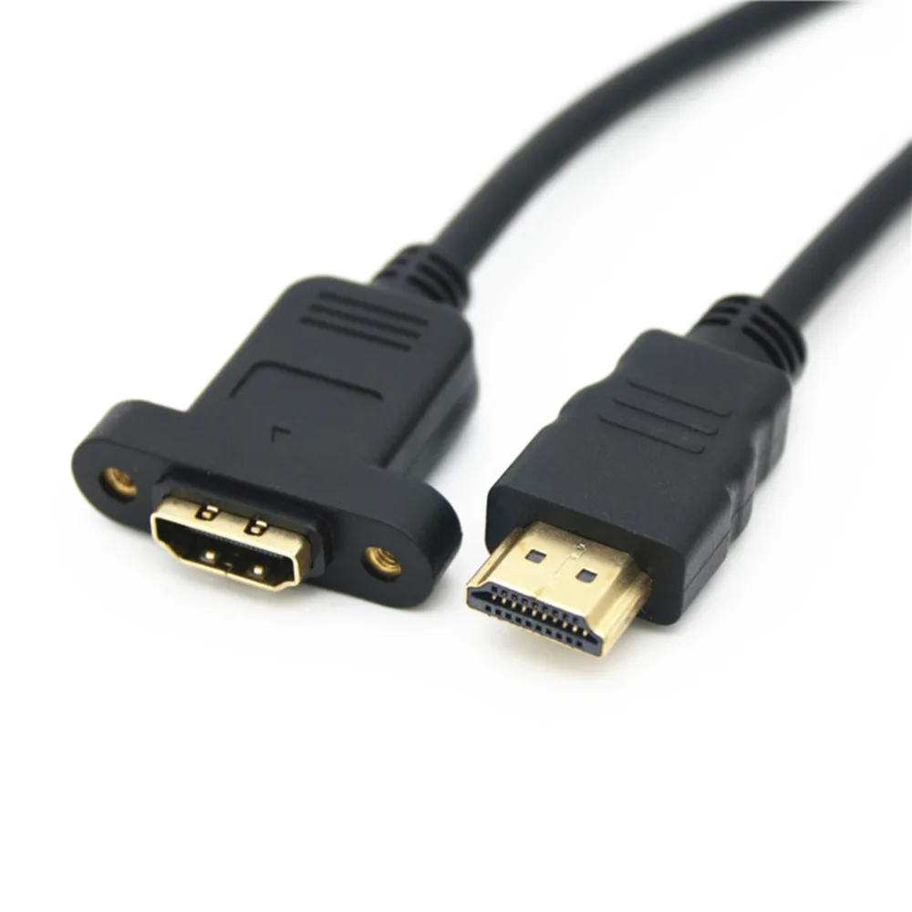 HDMI кабель папа к женскому хост-кейс винт крепления панели 1 4 2019 | Компьютеры и офис