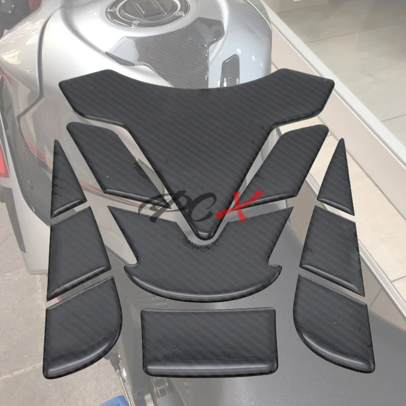 Motorfiets углеродный вид Gasolie Tank Pad Защитная Наклейка для Suzuki GSX R GSXR 750 600 1000 Hayabusa