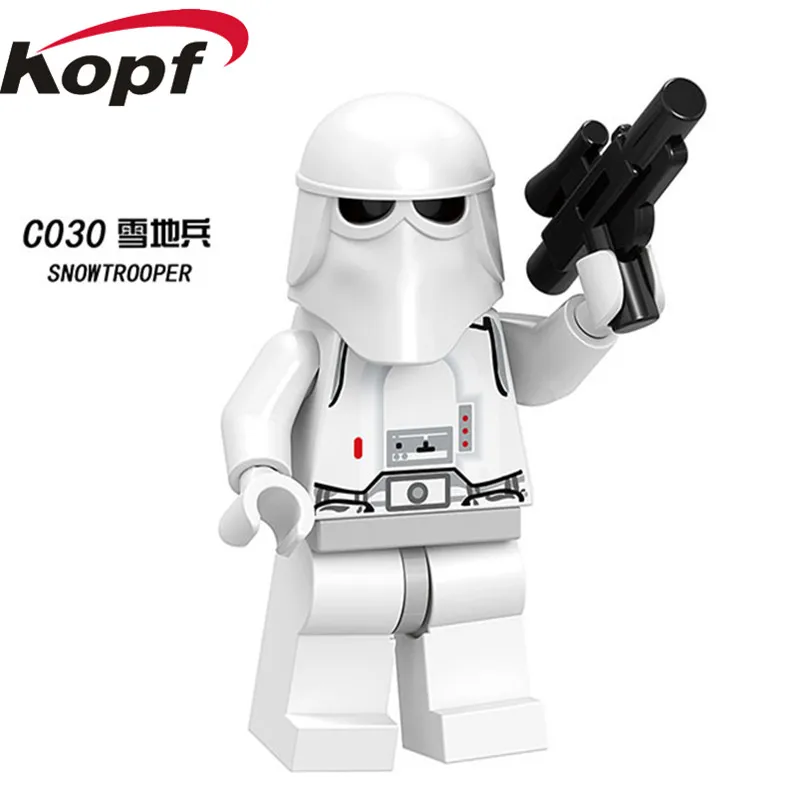C030 Without Box C023-030 Рей Люк Скайуокер Ahsoka Tano комплект Fisto Captaion Jag строительные блоки кирпичи фигурки коллекция подарок детские игрушки - Цвет: C030 Without Box