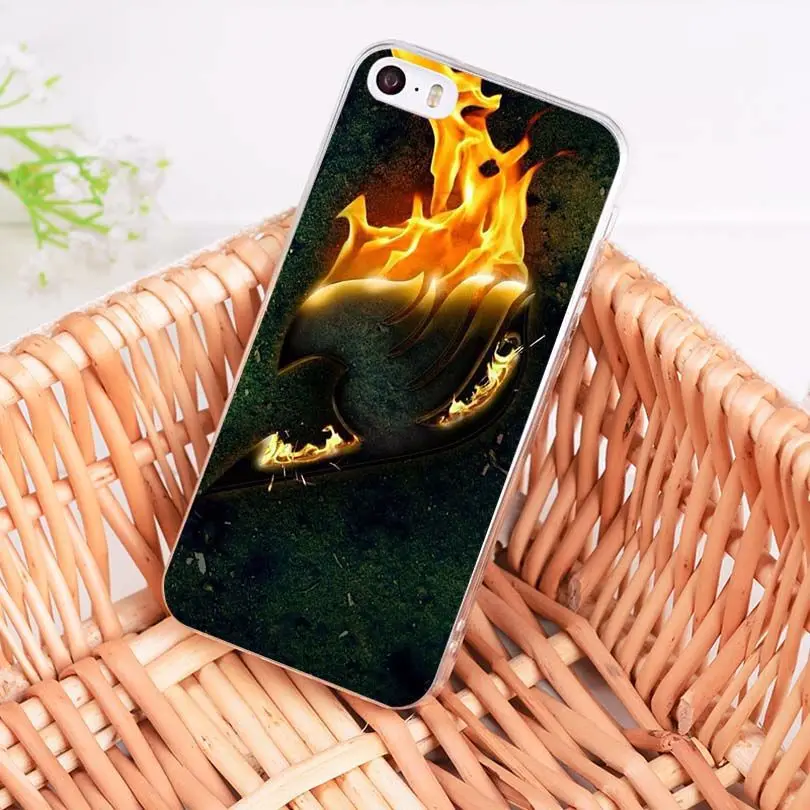 Прозрачный мягкий чехол для телефона MaiYaCa с рисунком манги и хвоста Феи iPhone X xs max xr