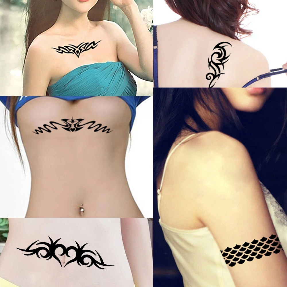 6 листов трафарет для татуировок с вырезами из хны веревка сетка узор браслет