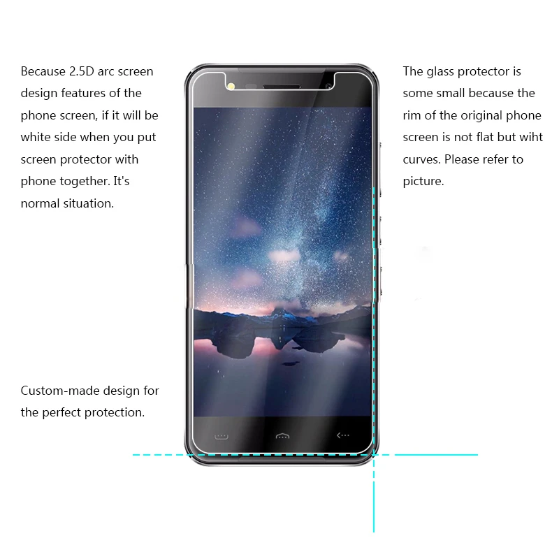 Закаленное стекло Для Doogee защитная стеклянная пленка для экрана закаленное Homtom