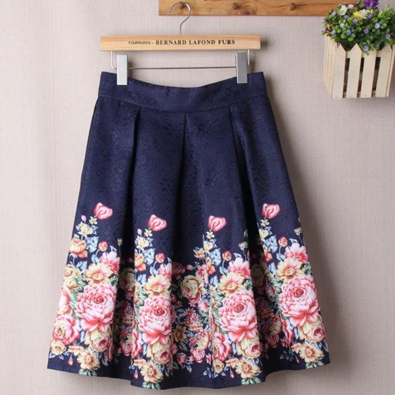 Женская плиссированная юбка HSPL с высокой талией средней длины 2017 весенне-летняя