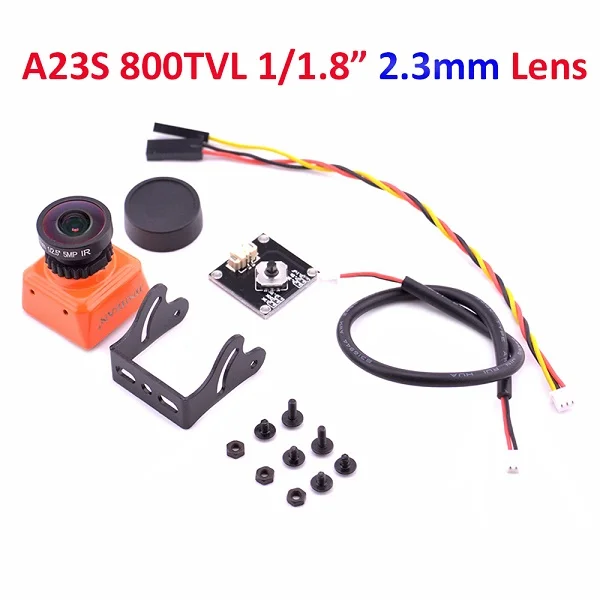 A23S 2.3mm Lens Starlight 1/1. 8 ''датчик уровня 800TVL OSD FPV камера NTSC/PAL переключаемый 2,1 мм/2,3 мм объектив FPV камера для FPV гоночный Дрон - Цвет: A23S 2.3mm Lens