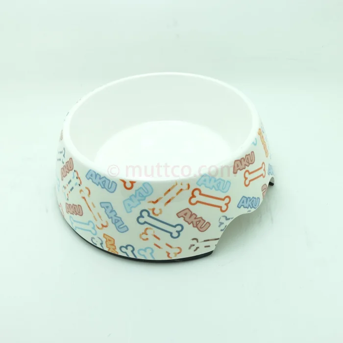 Удобная съемная двойная противоскользящая круглая миска для собак из