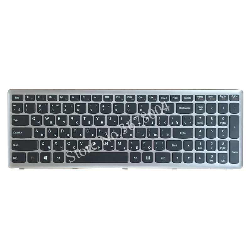Новая русская клавиатура для ноутбука lenovo U510 Z710 25211213 25211243 NSK-BF1SU 0KN0-B62RU13 9Z. N8RSU. 10R V-136520MS1 Русская клавиатура