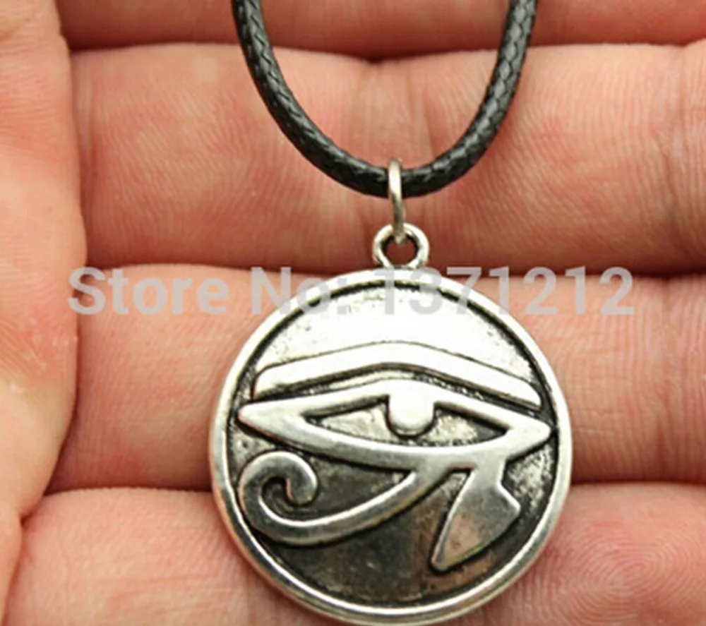 10 шт. Древний Египет серия &quotThe Eye of Horus Anubis Hathor Tefnut Goodness Cleopatra&quot кожаное ожерелье модные ювелирные изделия