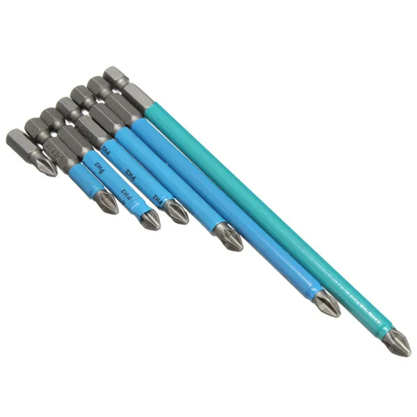

1Pcs 25-150mm Magnetic Hex Anti Slip S2 Screwdriver Bit Set Long Screw Nut Torx PH2