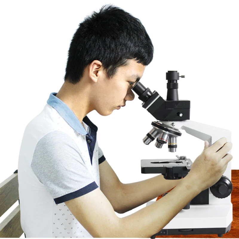 Бесплатная доставка! Лабораторный композитный микроскоп светодиодный