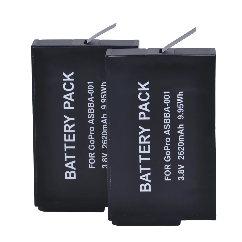 Batmax 2 шт 2720mAh GoPro Fusion Batteriers + USB двойное зарядное устройство для экшн-камеры Gopro 360