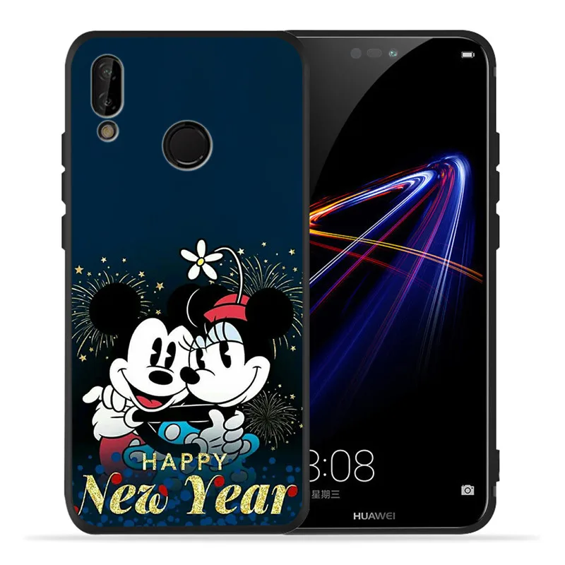Merry Christmas Mickey для huawei P8 P10 P20 P30 mate 10 20 Honor 8 8X 8C 9 V20 10 Lite Plus Pro Чехол Coque Etui Funda - Цвет: H1432