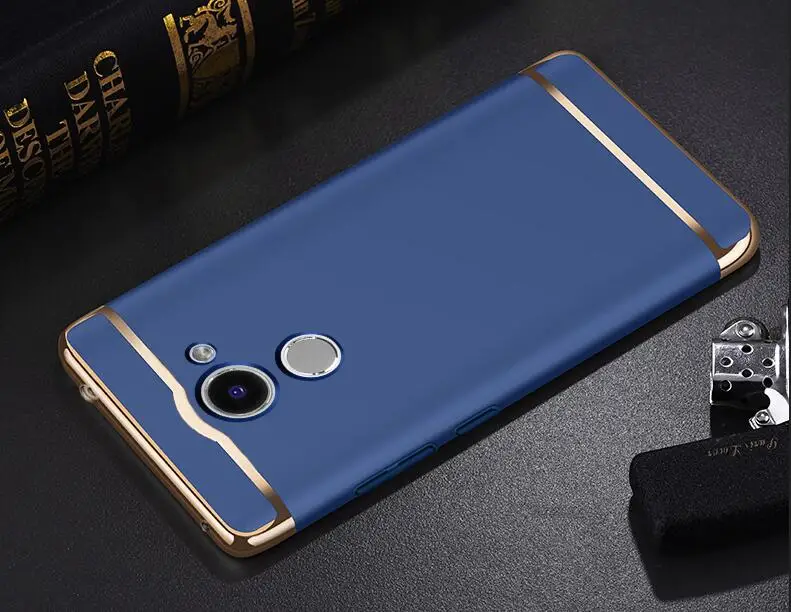 Роскошный защитный чехол для задней панели 3 в 1 Жесткий ПК Гибридный Huawei Y7 Prime 2017