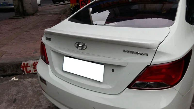 Используется для hyundai verna спойлер accent 2011-2015 verna/accent без краски задний багажник