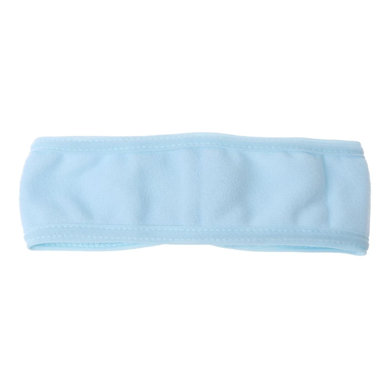Blue Женская Мягкая повязка для волос на голову, макияж, косметика, спа, Ванна, Душ, гибкая повязка на голову Oct15, и Прямая поставка - Цвет: Blue