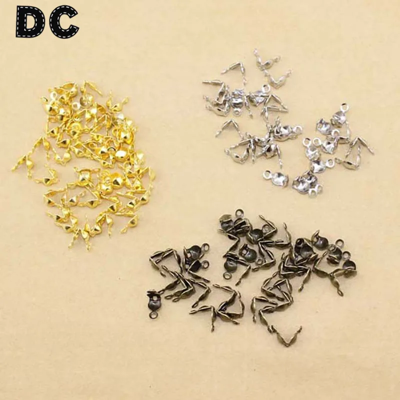 DC 200 шт./лот античный бронзовый серебристый родиевый золотой цвет цепь из шариков