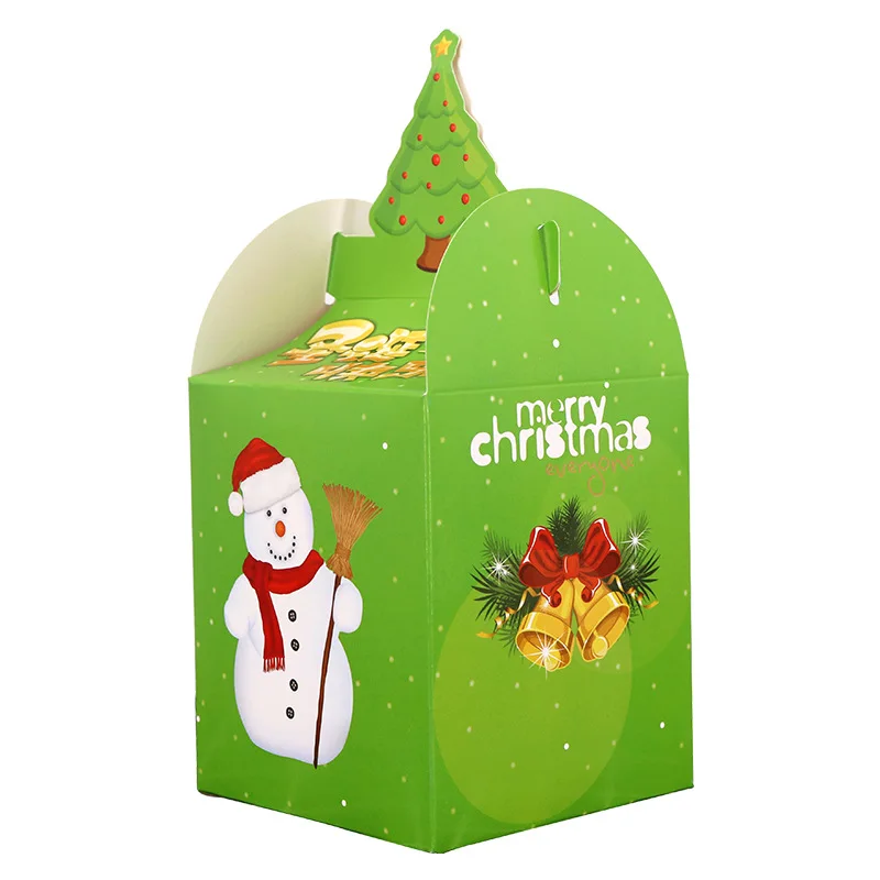 20 штук НОВАЯ РОЖДЕСТВЕНСКАЯ коробка для яблок Рождественский подарок конфет