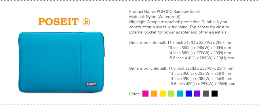 Защитный чехол для ноутбука macbook Air 1" 13" Pro15 дюймов, сумка-вкладыш для ноутбука lenovo Ause acer 14 15,6 дюймов Dell XPS 13 15"