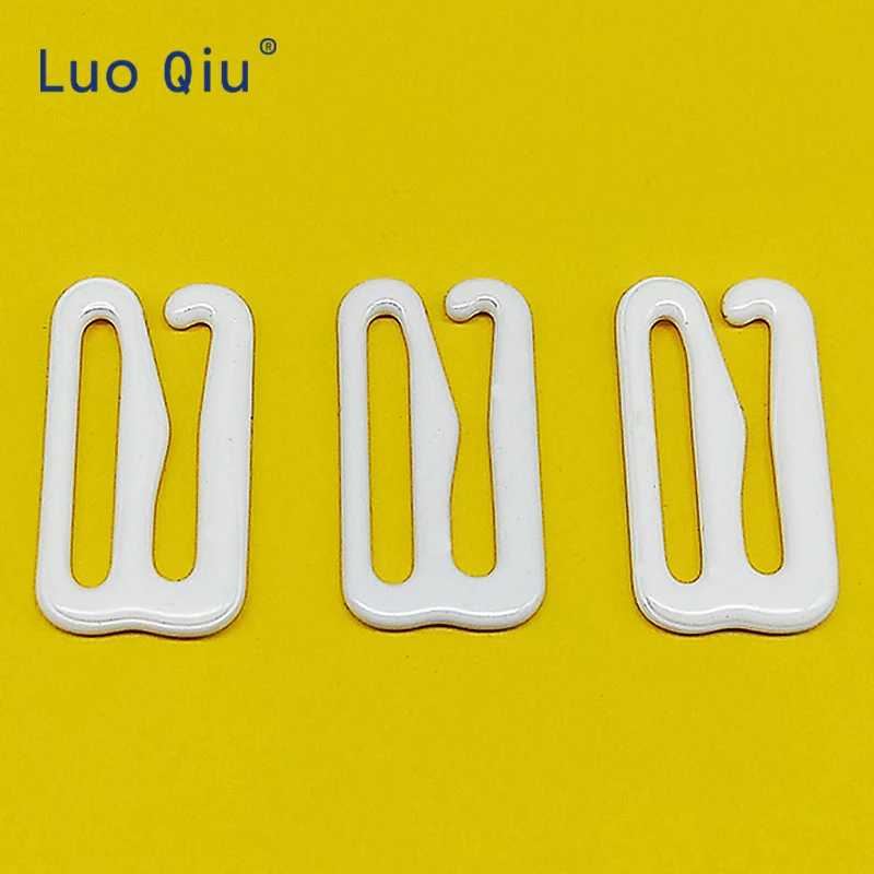 Luo Qiu 45 шт./лот белый металлический бюстгальтер регулируемый ремешок пряжка