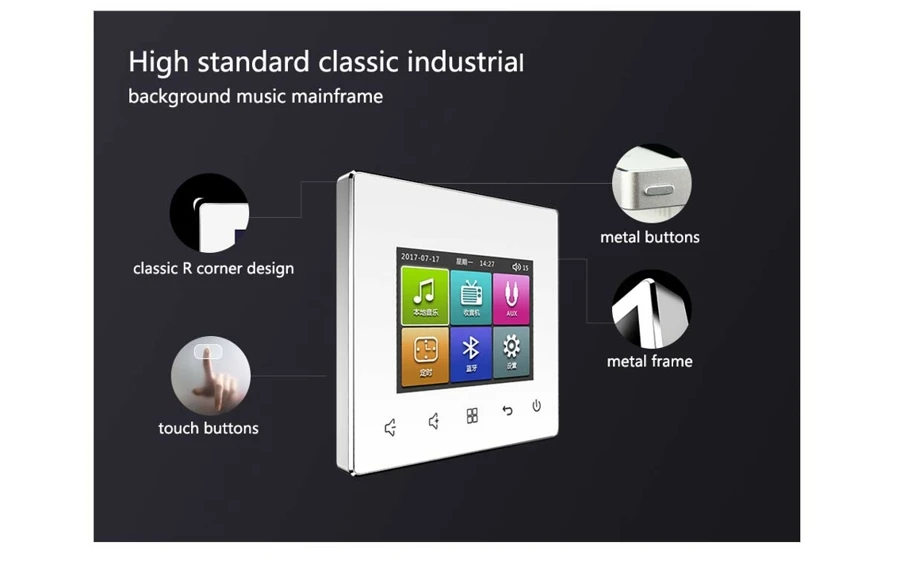 Fannyda новая версия home music system домашний кинотеатр аудио системы домашнего кинотеатра 7-дюймовый музыка displyer музыка audio design