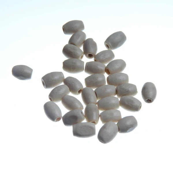 200Pcs Wooden Natural Ball Wood Spacer Beads 8x6mm Jewelry Making For Baby Toy DIY Bracelet Necklace | Украшения и аксессуары
