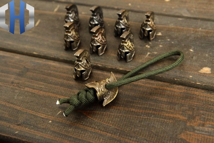 Римский солдат латунные Ретро бусины для ножей DIY аксессуары зонтик веревка