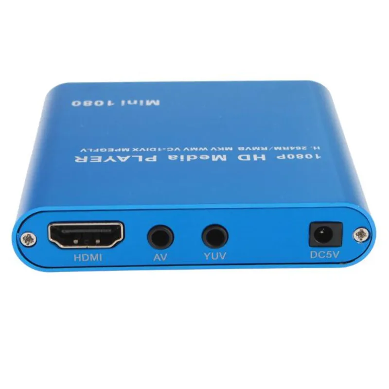 Мини Full HD 1080P USB внешний HDD плеер с SD MMC U диск Поддержка MKV AVI HDMI медиа видео плеер ИК пульт дистанционного управления Blu-Ray плеер