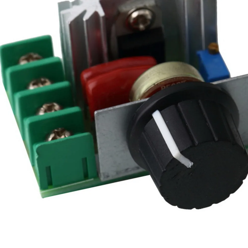 1Pcs 220V 2000W Speed Controller SCR Voltage Regulator Dimming Dimmers Thermostat Drop ship Top Sale | Обустройство дома