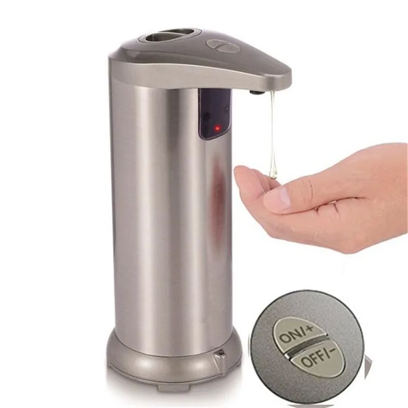 Автоматический диспенсер для жидкого мыла из нержавеющей стали Датчик Кухня