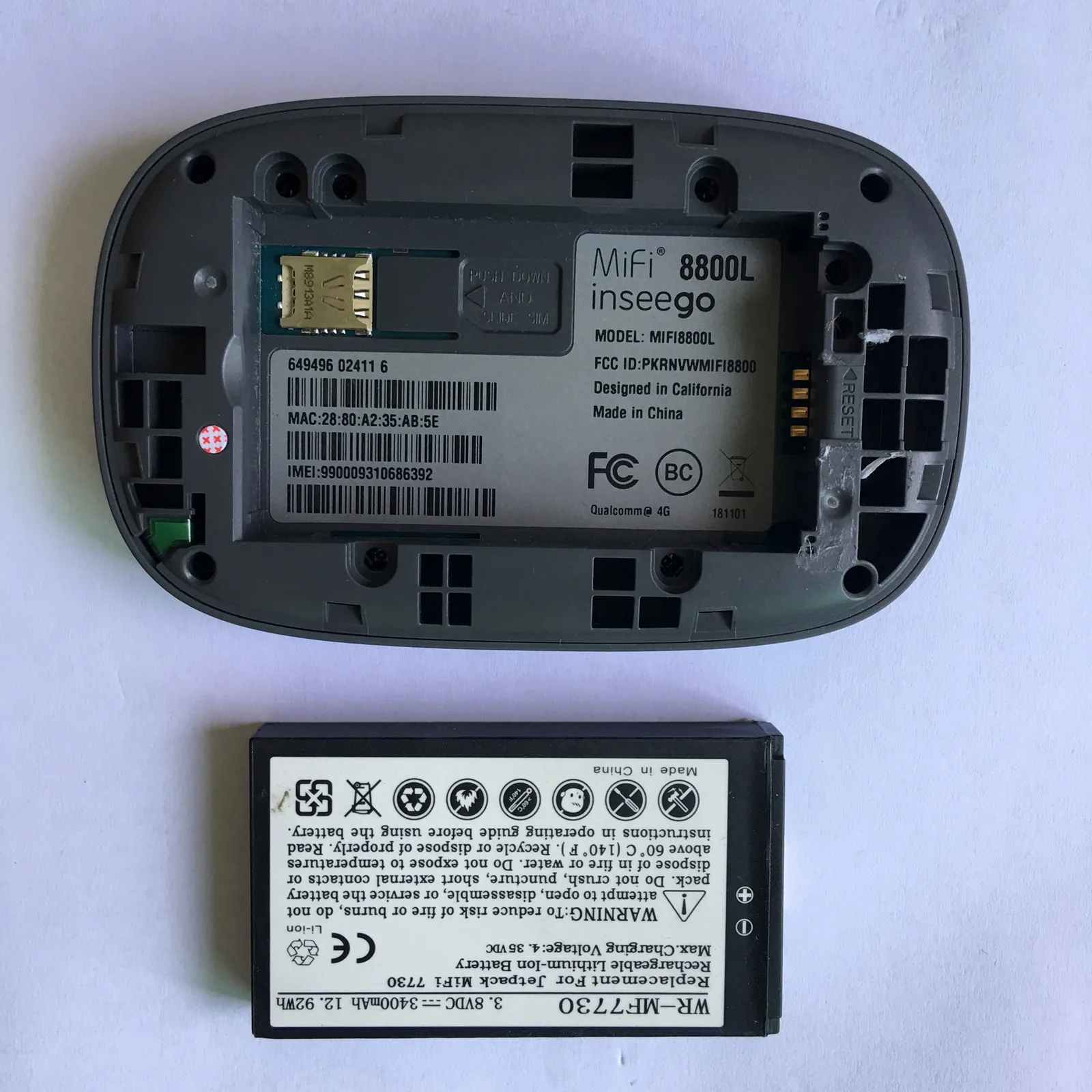 Разблокированный Novatel MiFi 8800L Verizon Jetpack MiFi8800l insee go 5 ГГц mifi 4g lte CAT9 карманный 3g wifi роутер Портативный wifi 4g