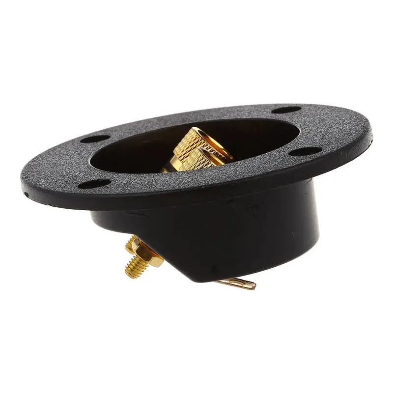 Соединительные соединители для акустических терминалов позолоченные круглые