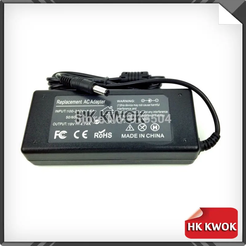 По DHL/EMS 10 шт 19V 4.74A 5 5*2 5mm 90W AC адаптер питания зарядное устройство для lenovo 45K2225 B470 B470A