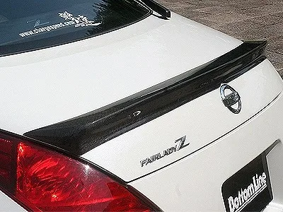 FRP Wing Lip For Nissan 350Z CS Style Glass Fiber Rear Spoiler/Trunk Wing Body Kit Tuning Trim For 350Z Racing Part