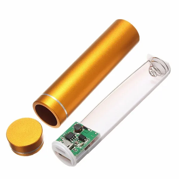 Чехол для хранения внешних аккумуляторов 1 шт. USB 5 в А внешний аккумулятор 18650